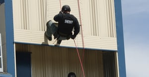 HERO IMAGE Tactical Sheriff Rappelling