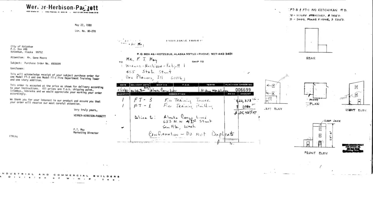 November 2025 Kotzebue, AK - 1st Tower Drawling details