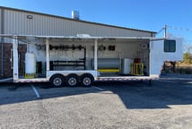 Hazmat training trailer, WHP training towers, US, 2025,
