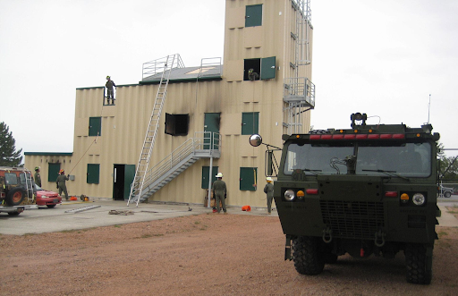 Training towers for tactical response training, WHP, 2024